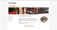 Desktop Screenshot of lapiazza-restaurant.de
